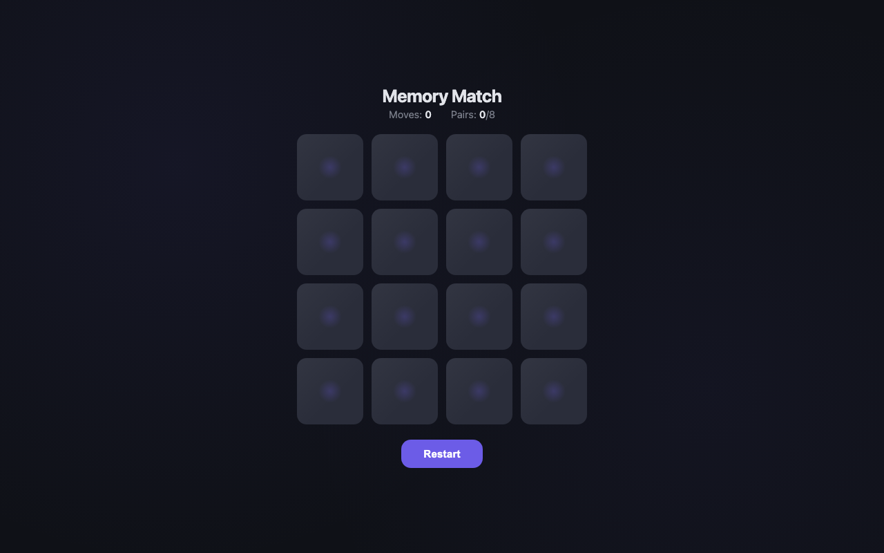 poolside/laguna-xs-2.1:free - Memory match game