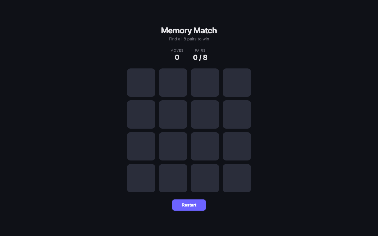 cohere/north-mini-code:free - Memory match game